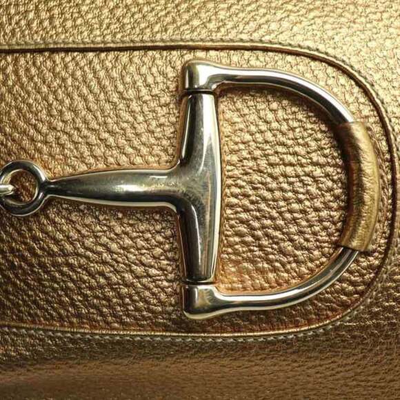GUCCI Gold Horsebit Shoulder Bag - Picture 8 of 8